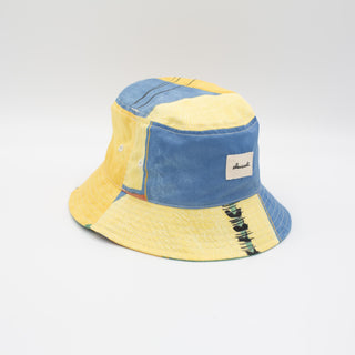 Sunny days upcycled bucket hat