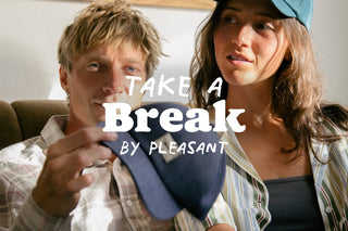 Take a break. Upcycled tøjkollektion fra Pleasant. Slow fashion. 