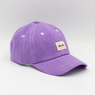 Drip purple upcycled cap
