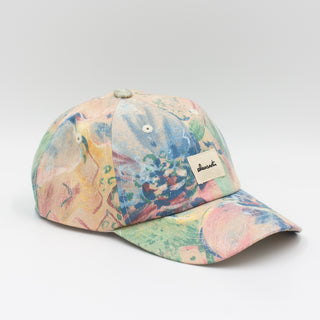 Splash colored upcycled cap