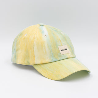 Lime cut upcycled cap