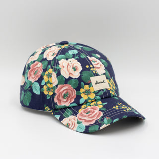 Flower field upcycled cap