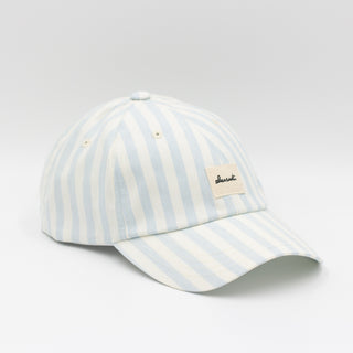 Pool striped upcycled cap