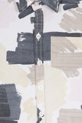 Abstracto upcycled kids shirt