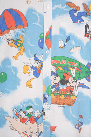 Mickey in the sky upcycled shirt