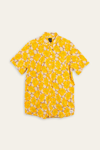 70s flower upcycled shirt