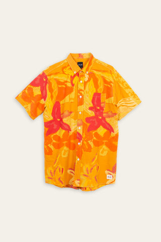 Orange juice upcycled shirt