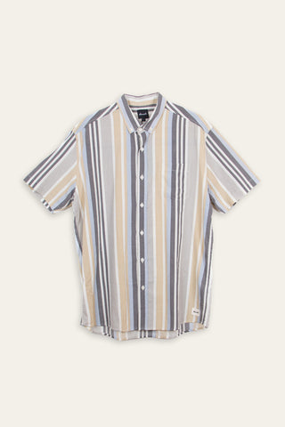 Grounded stripes upcycled shirt