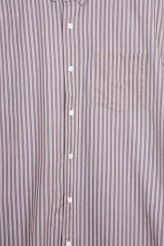 Boho striped upcycled shirt