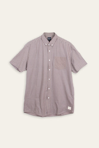 Boho striped upcycled shirt