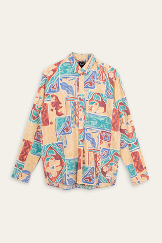 Afternoon late lunch upcycled shirt