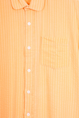 Clean orange upcycled shirt