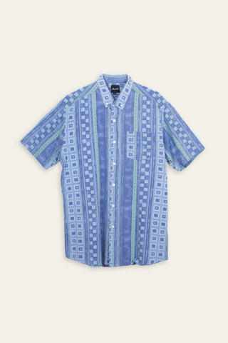 Blue lagoon upcycled shirt