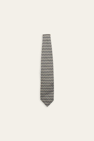 Refined Grey recycled tie