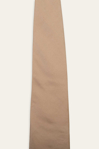 Minimalist Beige recycled tie