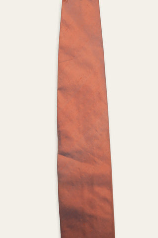 Burnt Orange recycled tie