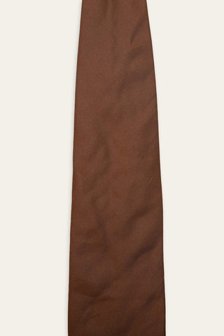 Refined Brown recycled tie