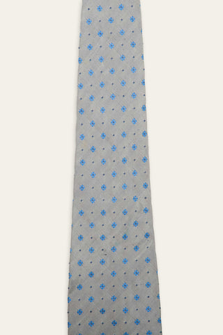 Sleek Grey recycled tie