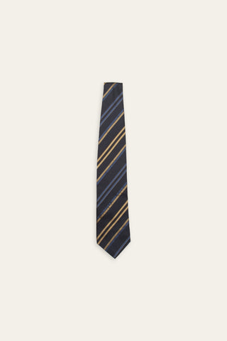 Refined Navy recycled tie
