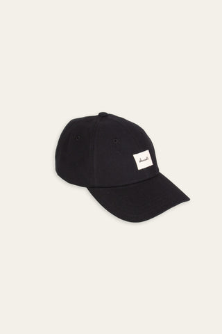 Minimalist black upcycled cap