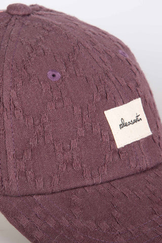 Textured purple upcycled cap