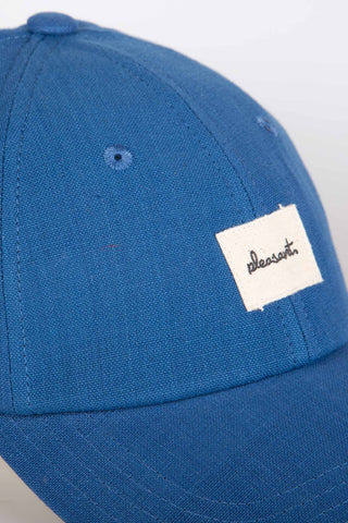 Minimal blue upcycled cap