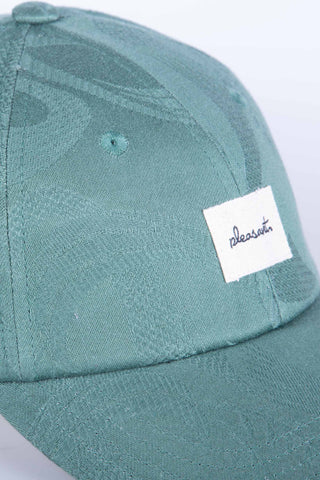 Curtain green upcycled cap