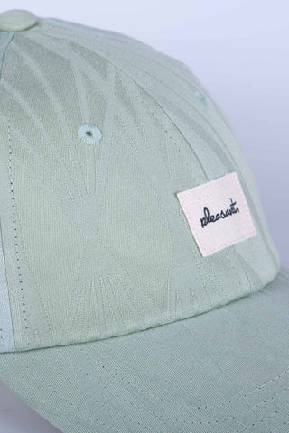 Soft tonal green upcycled cap