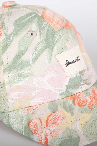 Spring blossom upcycled kids cap