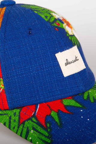 Winter blue upcycled kid cap