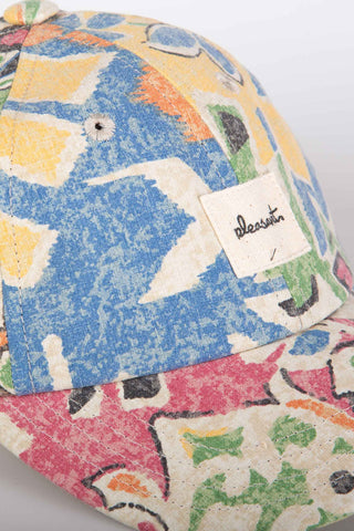 Abstract life upcycled kids cap