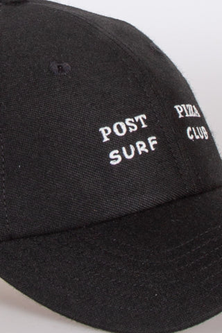 Bold black upcycled cap