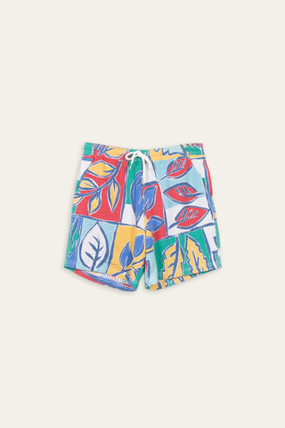 Fresh Prince multicolored upcycled shorts