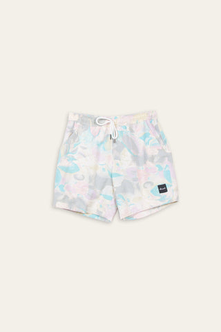 Dreamy pastel multicolored upcycled shorts