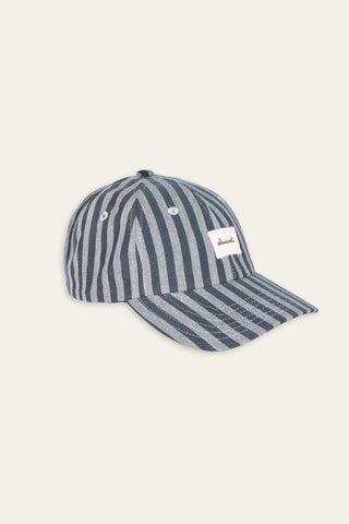 Ultra rich striped upcycled cap
