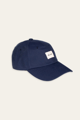 Classic navy upcycled cap