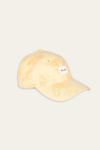 Muted yellow upcycled cap