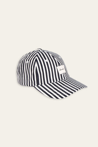 Crisp monochrome upcycled cap