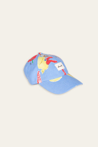 Bamse leopardshorts upcycled kids cap