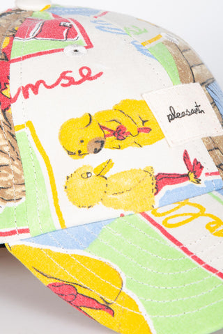 Bamse og kylling dag upcycled kids cap