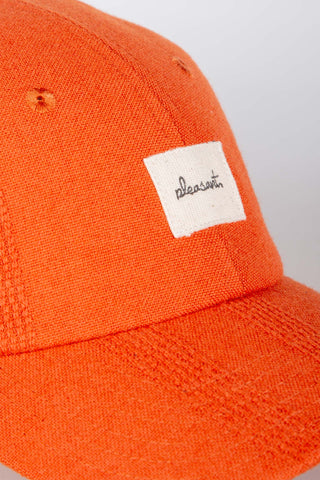 Brushed orange upcycled cap