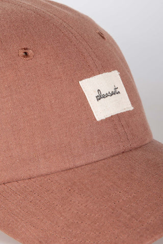 Weathered rose upcycled cap