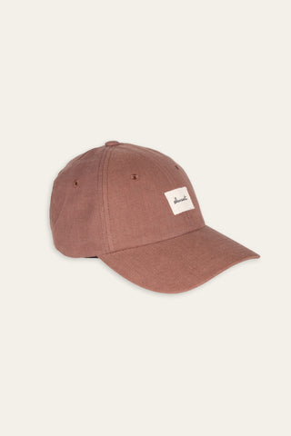 Weathered rose upcycled cap