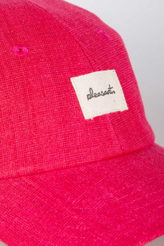 Brushed pink upcycled cap