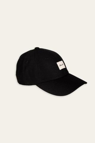 Minimal black upcycled cap