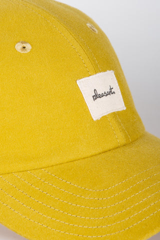 Dark lime upcycled cap