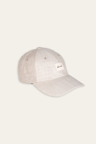 Polished beige upcycled cap