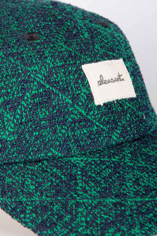Heathered green upcycled cap