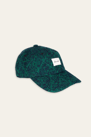 Heathered green upcycled cap
