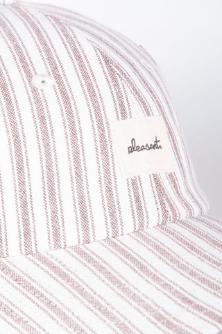 Understated white upcycled cap